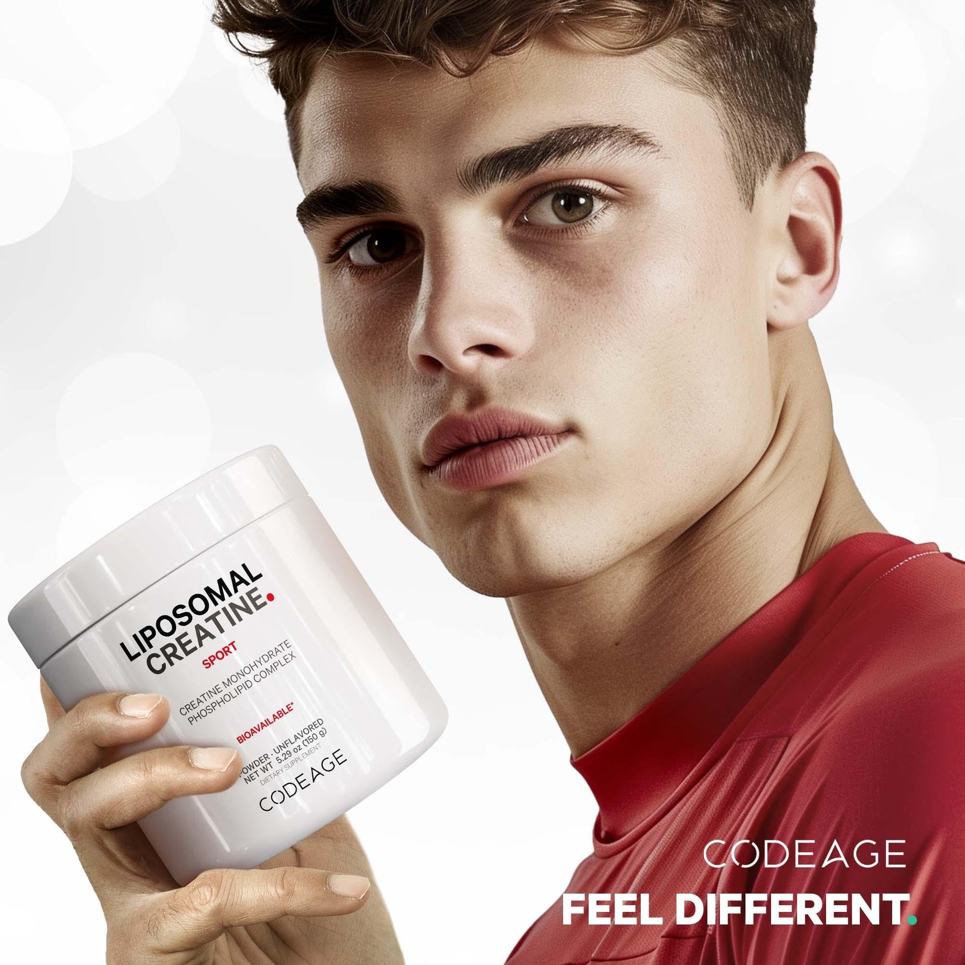 Codeage Liposomal Creatine Powder Supplement, Pure Creatine Monohydrate 5000mg, Pre Workout & Post Workouts - Unflavored Creatine, Micronized Creatine Powder - Creatinine for Sports - 30 Servings CodeageBuy Supplements Australia