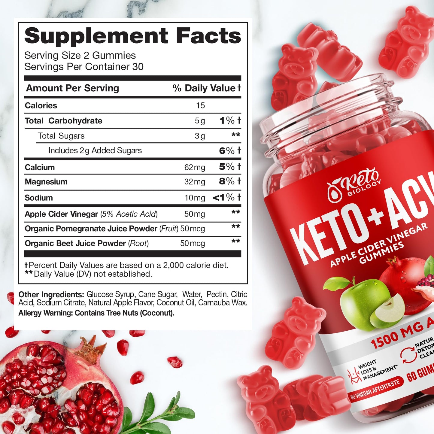 Keto ACV Gummies 1500 mg - ACV Keto Gummies for Weight Loss & Detox - Vegan Apple KETO BIOLOGYBuy Supplements Australia