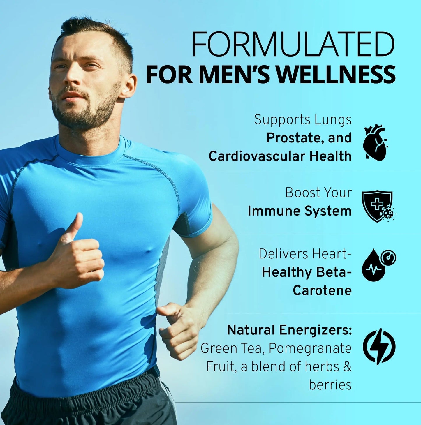 Stellar Labs Men's Low FODMAP Vegan Daily Multivitamin, No Iron | Easy On Sensitive Stomachs, Easy to Swallow Vitamins | Stellar LabsBuy Supplements Australia
