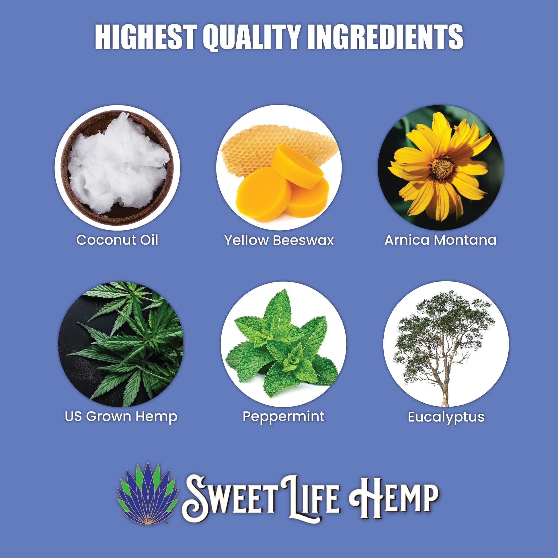 Sweet Life | Hemp Salve Stick | 3000mg | Organic Botanical Balm | Twist-Up Applicator | Small Business | Muscle & Joint Comfort Sweet LifeBuy Supplements Australia