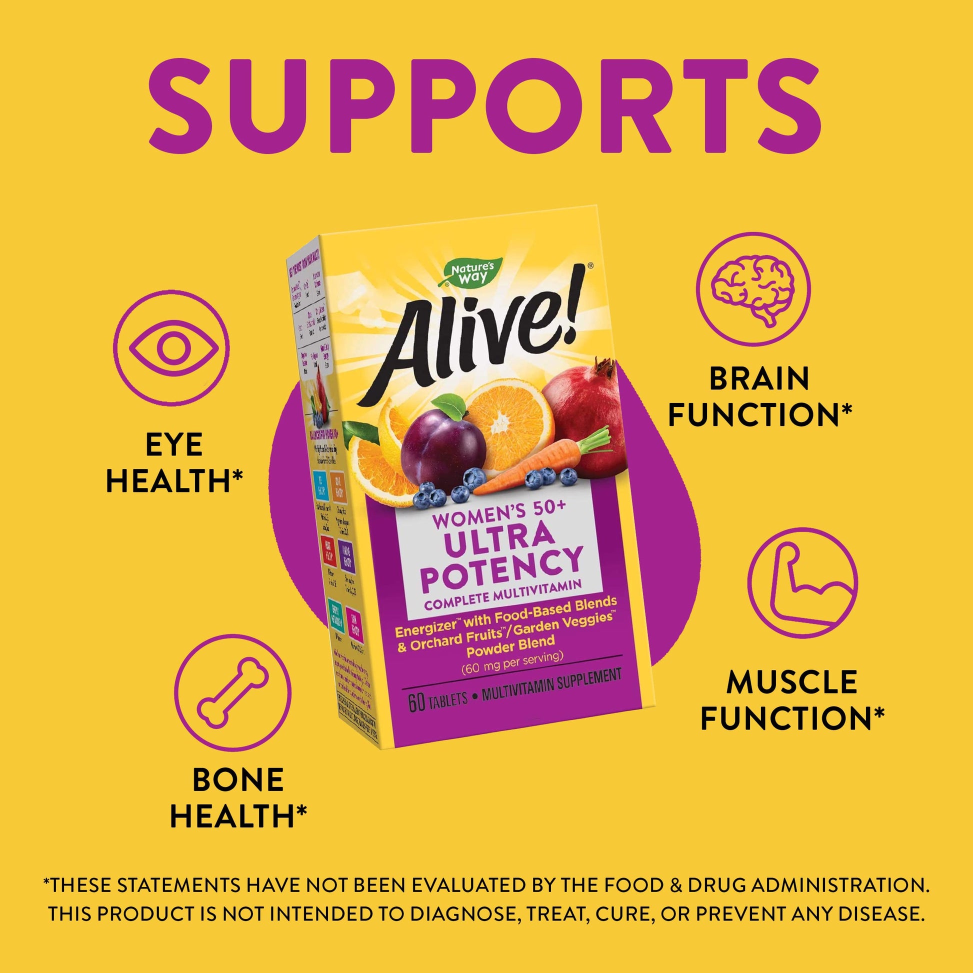 Nature’s Way Alive! Women’s 50+ Ultra Potency Complete Multivitamin Nature's WayBuy Supplements Australia
