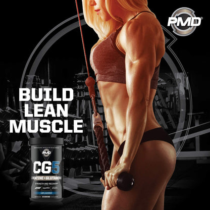 PMD Sports Ultra Pump Fuel Insanity - Pre Workout - Tropical Orange Mango (30 Servings) Sports CG5 Premium Creatine and L-Glutamine Powder (60 Servings)