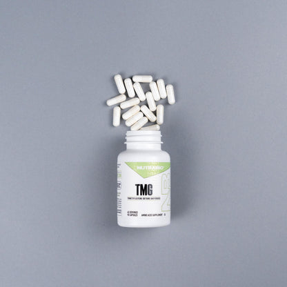 NutraBio TMG Supplements Betaine Anhydrous 500mg Capsules, Trimethylglycine Homocysteine Support NutraBioBuy Supplements Australia