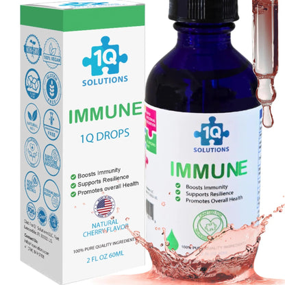 1Q Immune – Liquid Immune Support Supplement for Kids | Elderberry Extract, Turmeric & Acerola Cherry 1Q SolutionsBuy Supplements Australia