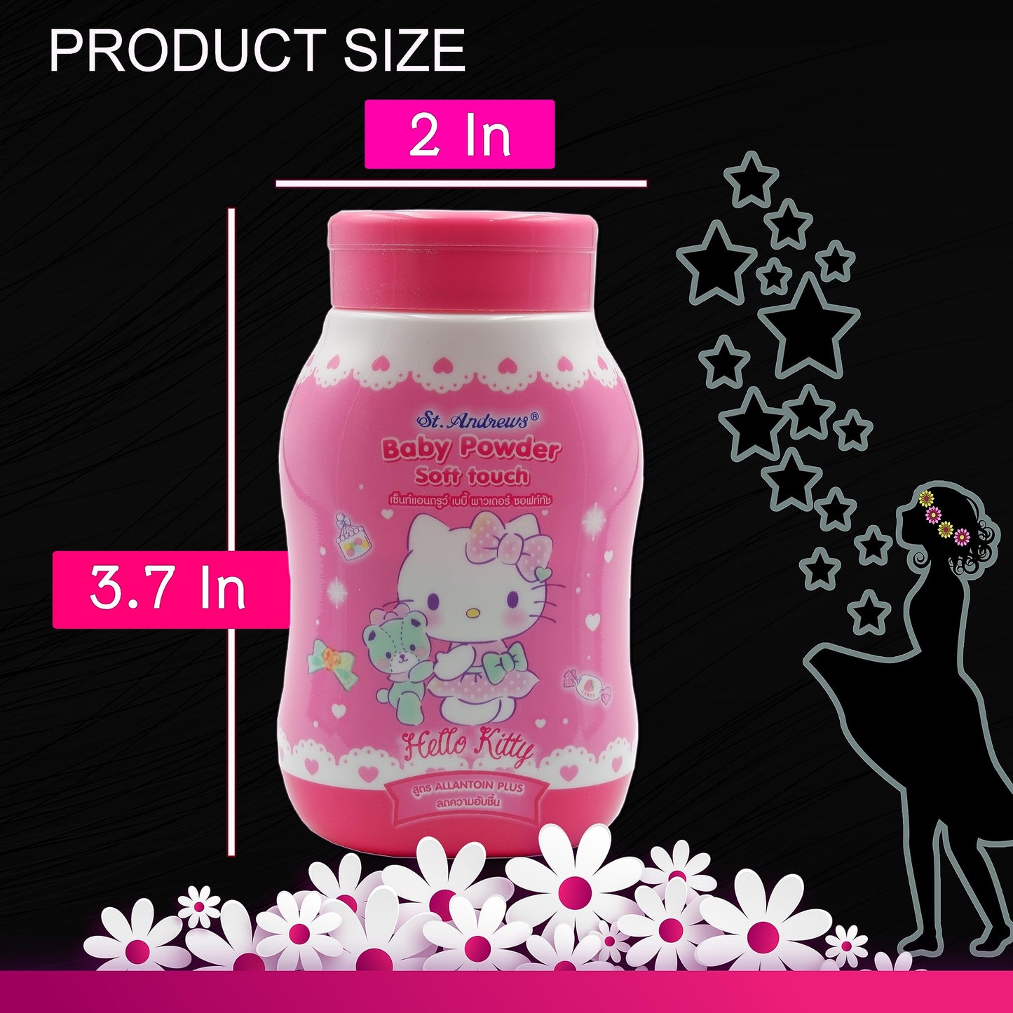 Body Powder for Women Girls Feminine Dusting Powder 1.76oz (Pack of 6) YARINBuy Supplements Australia