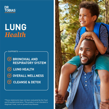 Dr. Tobias Lung Health - Lung Support Supplement with Vitamin C, Butterbur, Quercetin & Bromelain | Lung Cleanse & Detox Formula for Bronchial & Respiratory System Non-GMO (60 Capsules, 60 Servings) Dr. TobiasBuy Supplements Australia