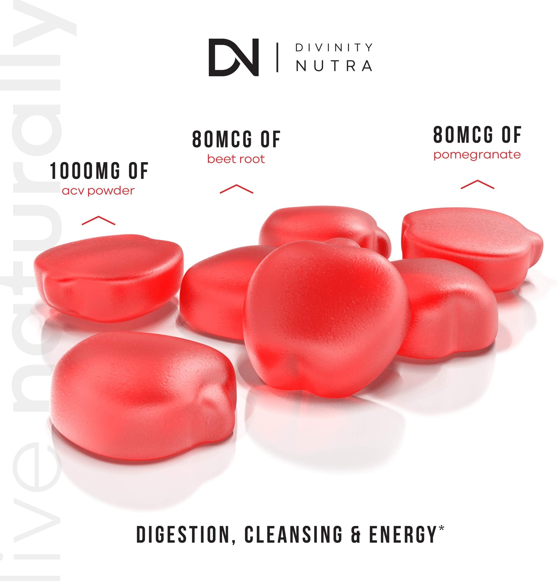 Apple Cider Vinegar Gummies for Weight Loss - Nutritional Supplement for Detox, Cleanse Divinity NutraBuy Supplements Australia