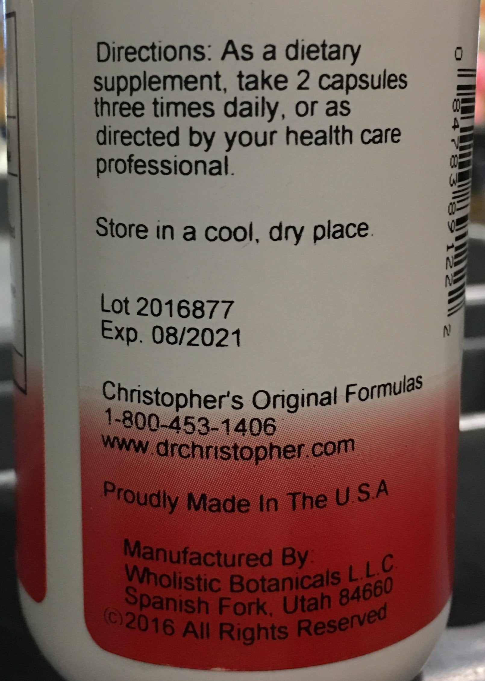 Christopher's Original Formulas Male Urinary Tract Support Supplement – Kidney & Prostate Health – 100 Capsules Christopher's Original FormulasBuy Supplements Australia