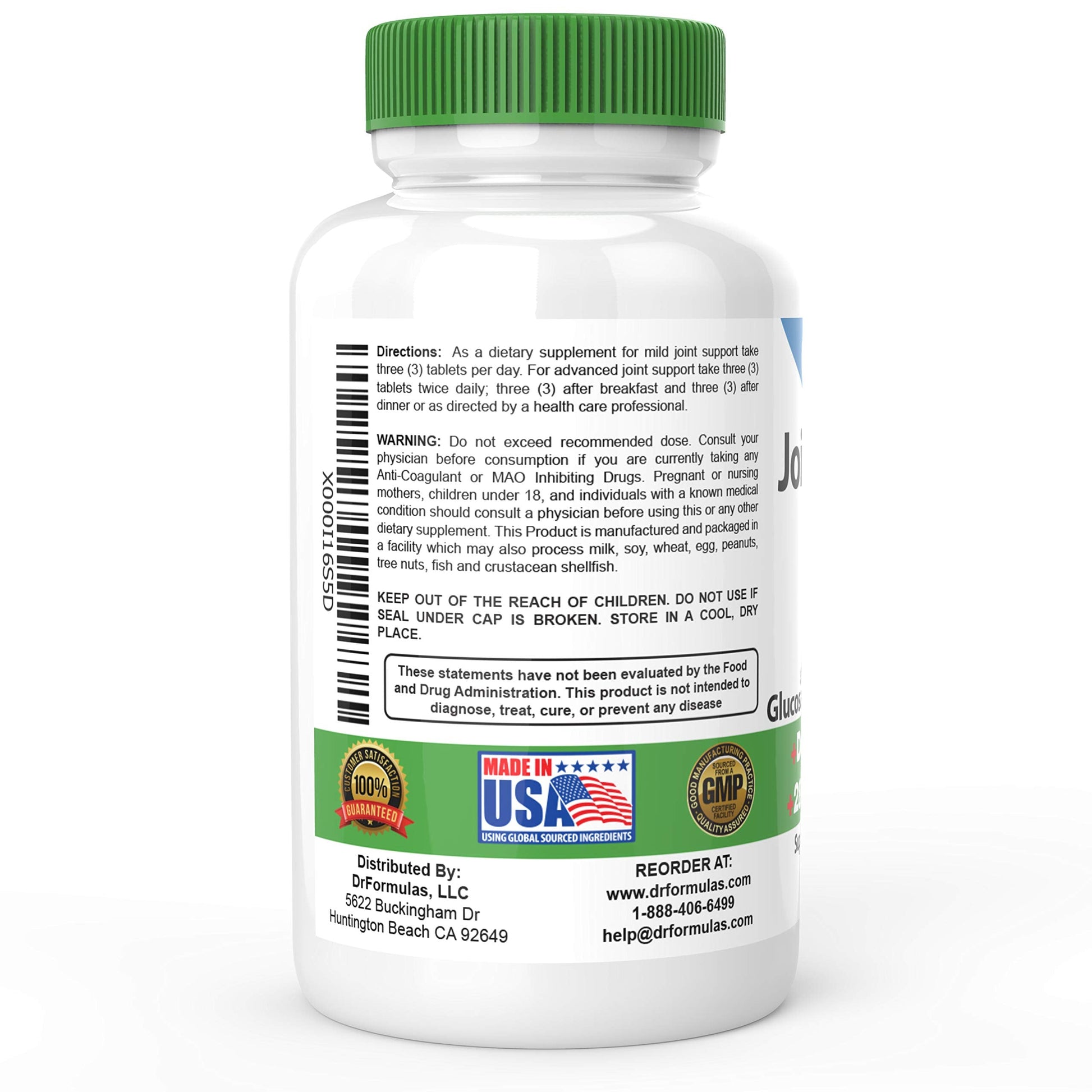 DrFormulas Joint Support Supplements for Men & Women | Glucosamine Chondroitin Msm, (Mendamine) 60 Day Supply DrFormulasBuy Supplements Australia