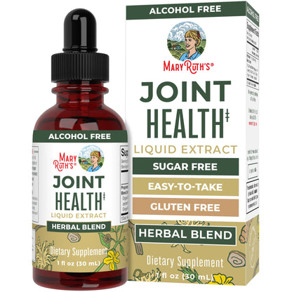 MaryRuth Organics Joint Health Liquid Extract | Four Herbal Blend Liquid Drops | Ginger Root | Licorice Root | Cats Claw | Devils Claw | Vegan | Non GMO | Alcohol Free Tincture | 30 Servings MARYRUTH'SBuy Supplements Australia