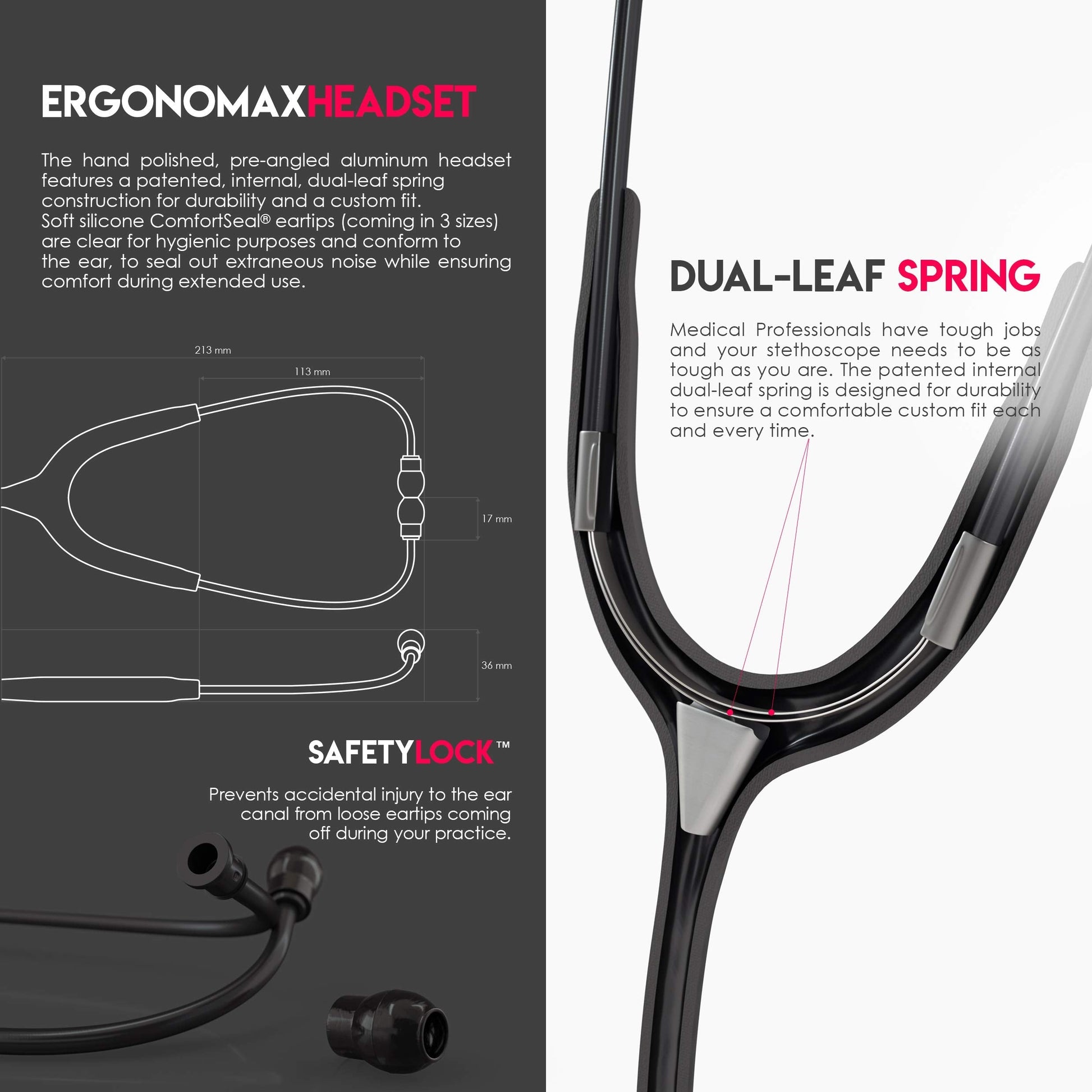 MDF Acoustica Lightweight Stethoscope for Doctors, Nurses, Students MDF InstrumentsBuy Supplements Australia