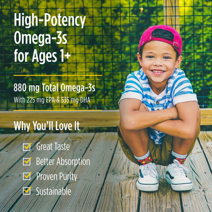 Nordic Naturals Children’s DHA Xtra, Berry Punch - 2 oz for Kids - 880 mg Total Omega-3s with EPA & DHA - Cognitive & Immune Function, Learning, Social Development - Non-GMO - 48 Servings Nordic NaturalsBuy Supplements Australia