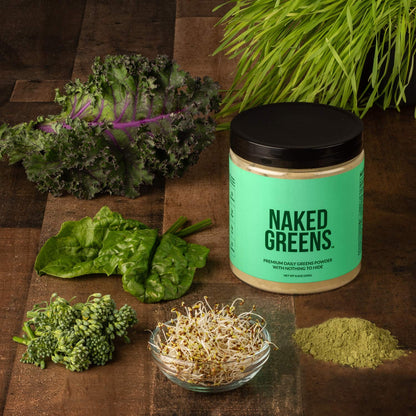 NAKED nutrition Vegan Energizing Bundle: Naked Citrus Energy Super Greens Powder Organic Greens Supplement