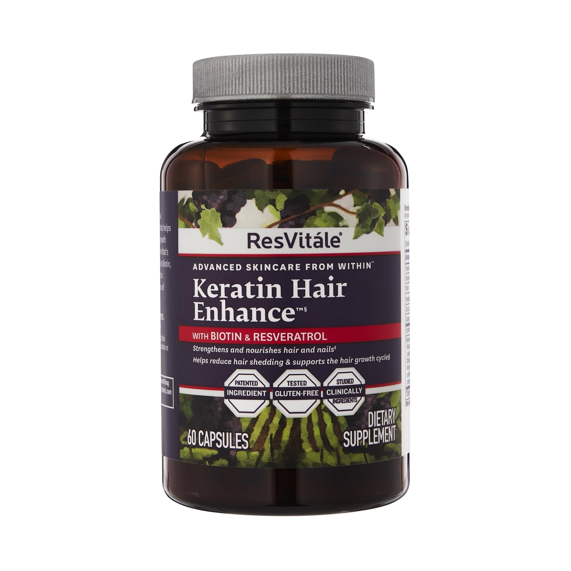 ResVitále Keratin Hair Enhance - Keratin Supplement for Hair Growth - 60 Capsules ResVitaleBuy Supplements Australia