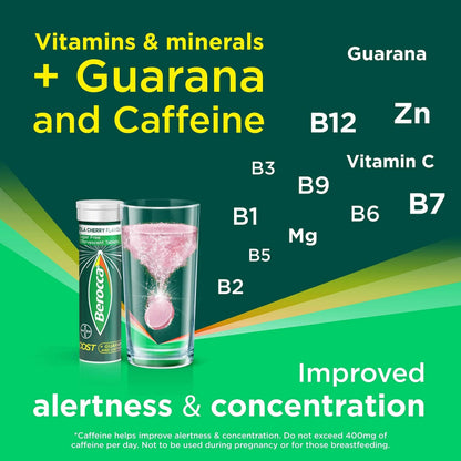 Berocca Boost Multivitamin Tablets Pack Of 20 BeroccaBuy Supplements Australia