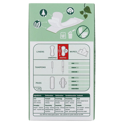 Organic & Natural Panty Liners,Normal Natracare 18 Liners Box NATRACAREBuy Supplements Australia