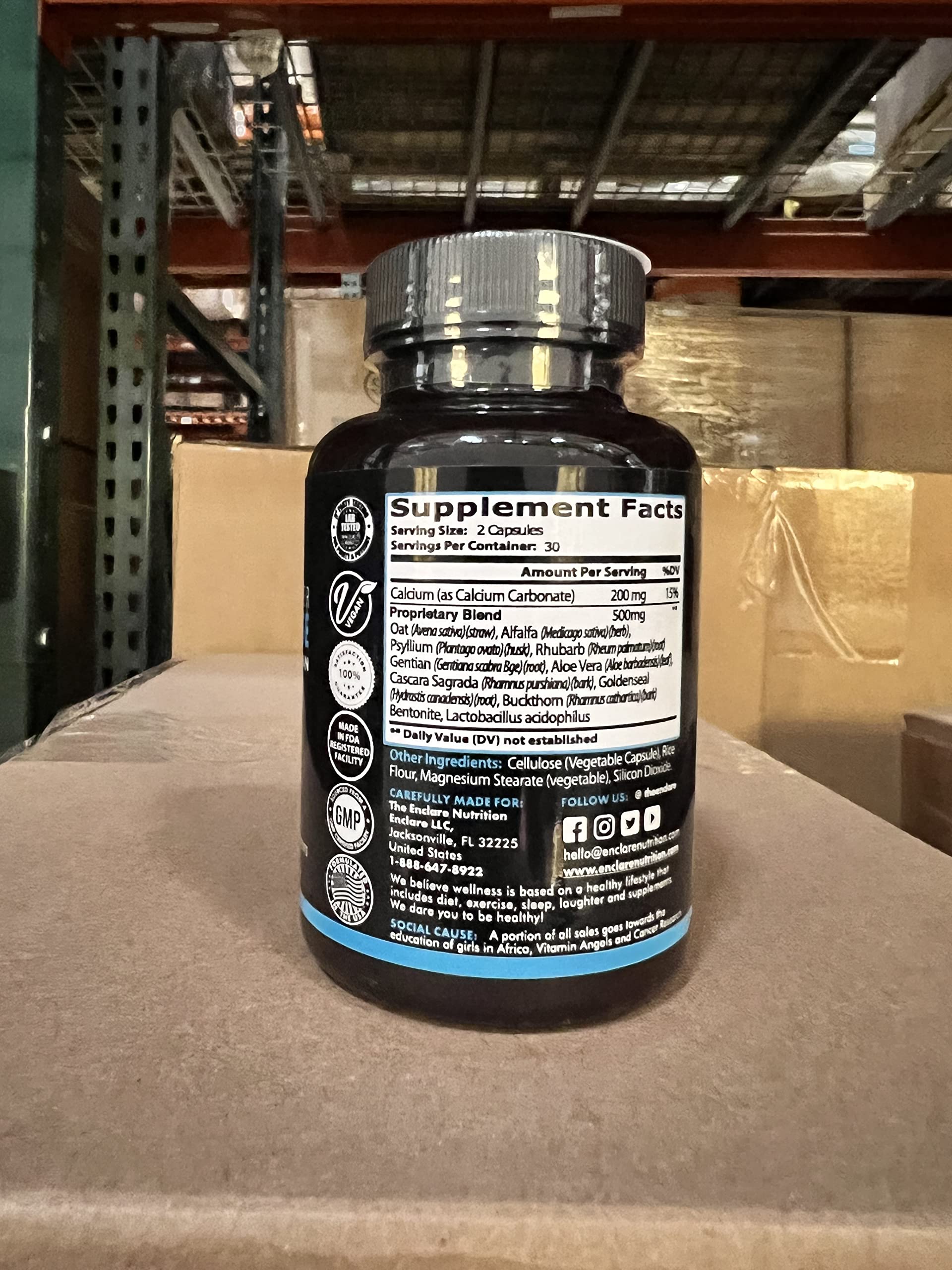 Detox Ease, Colon Cleanse Detox, Healthy Bowel Movements, Digestive Health, Urinary Tract THE ENCLARE NUTRITIONBuy Supplements Australia