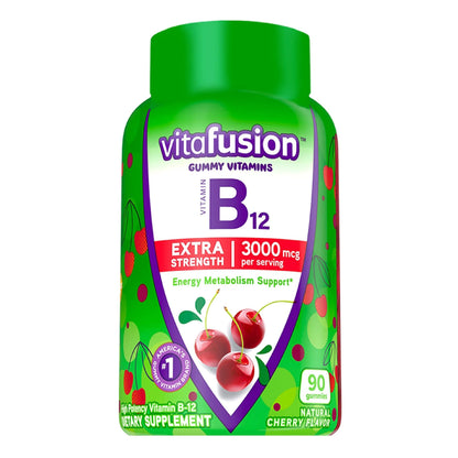 Vitafusion Gorgeous Hair, Skin & Nails Multivitamin Plus Biotin, Vitamin B12 Cherry Gummies for Energy Metabolism Support, 135ct & 90ct VitafusionBuy Supplements Australia