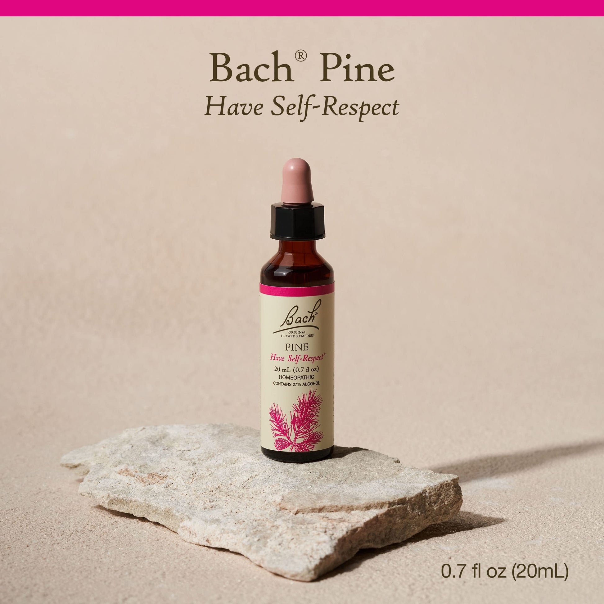 Bach Original Flower Remedies, Pine for Self Respect, Natural Homeopathic Flower Essence BachBuy Supplements Australia