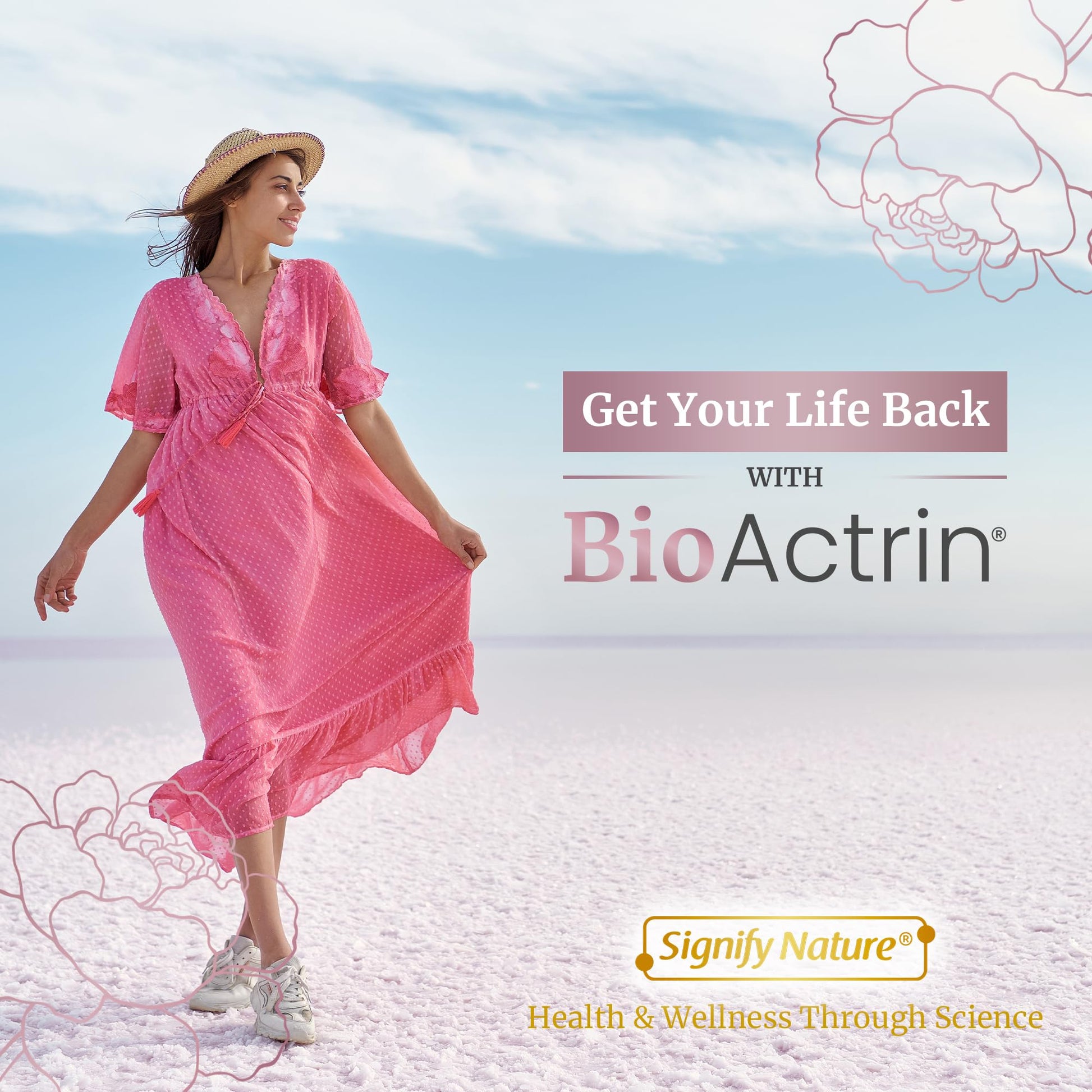 SIGNIFY NATURE Bioactrin Vaginal Probiotics for Women - Bacterial Vaginosis & Yeast Infection Treatment - BV Probiotic - pH Vaginitis Support-28 Pills SIGNIFY NATUREBuy Supplements Australia
