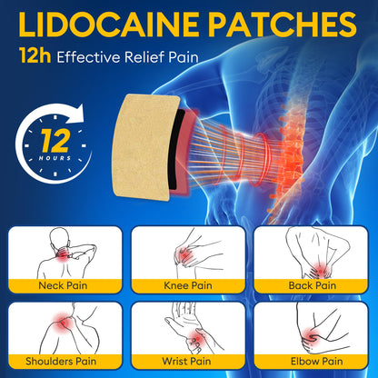 SZLGANG 4% Lidocaine Pain Relief Patches - (Large, 30, Count) Maximum Strength Relief for Back, Neck, Shoulder, Joint & Muscle Pain, 3.9”x 5.5”-03CCD SZLGANGBuy Supplements Australia