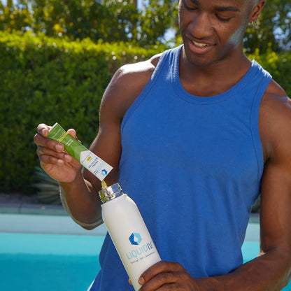 Liquid I.V. Hydration + Energy Multiplier - Lemon Ginger - Hydration Powder Packets Liquid I.V.Buy Supplements Australia