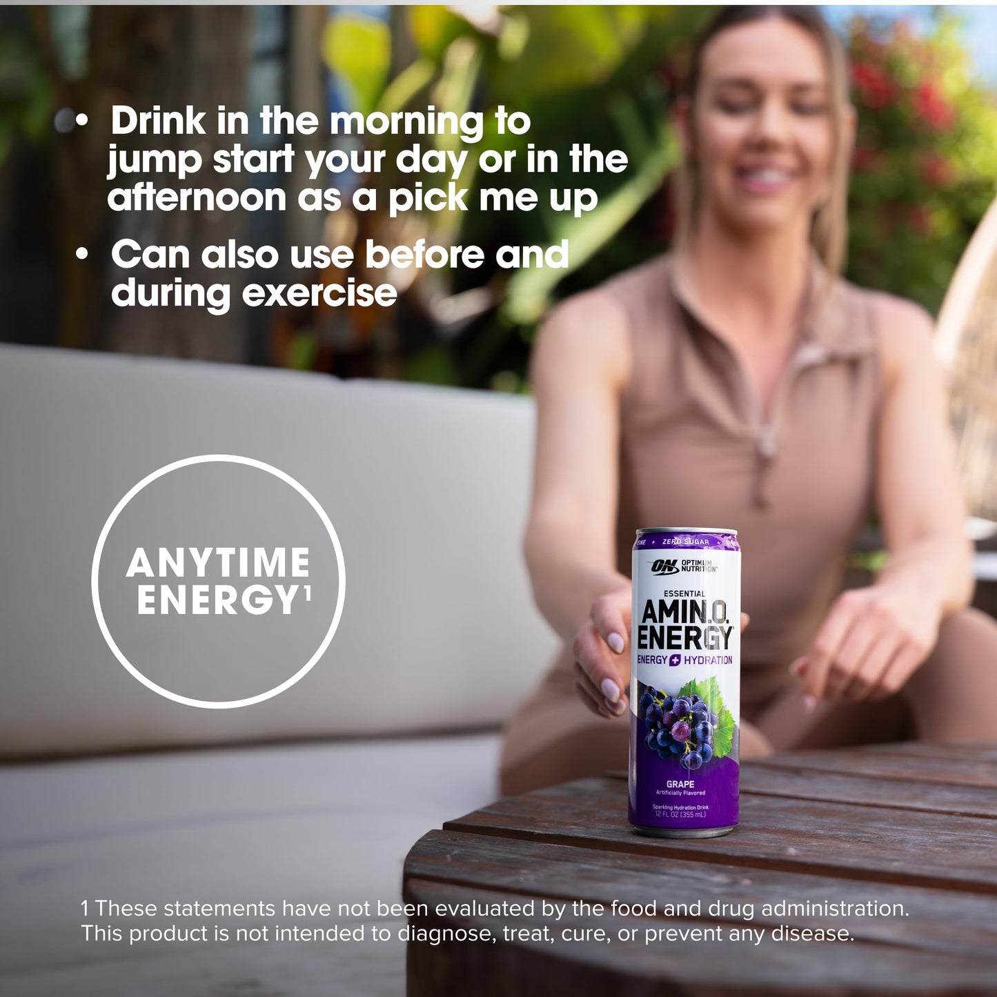 Optimum Nutrition Amino Energy Sparkling Hydration Drink, Electrolytes, Caffeine Optimum NutritionBuy Supplements Australia