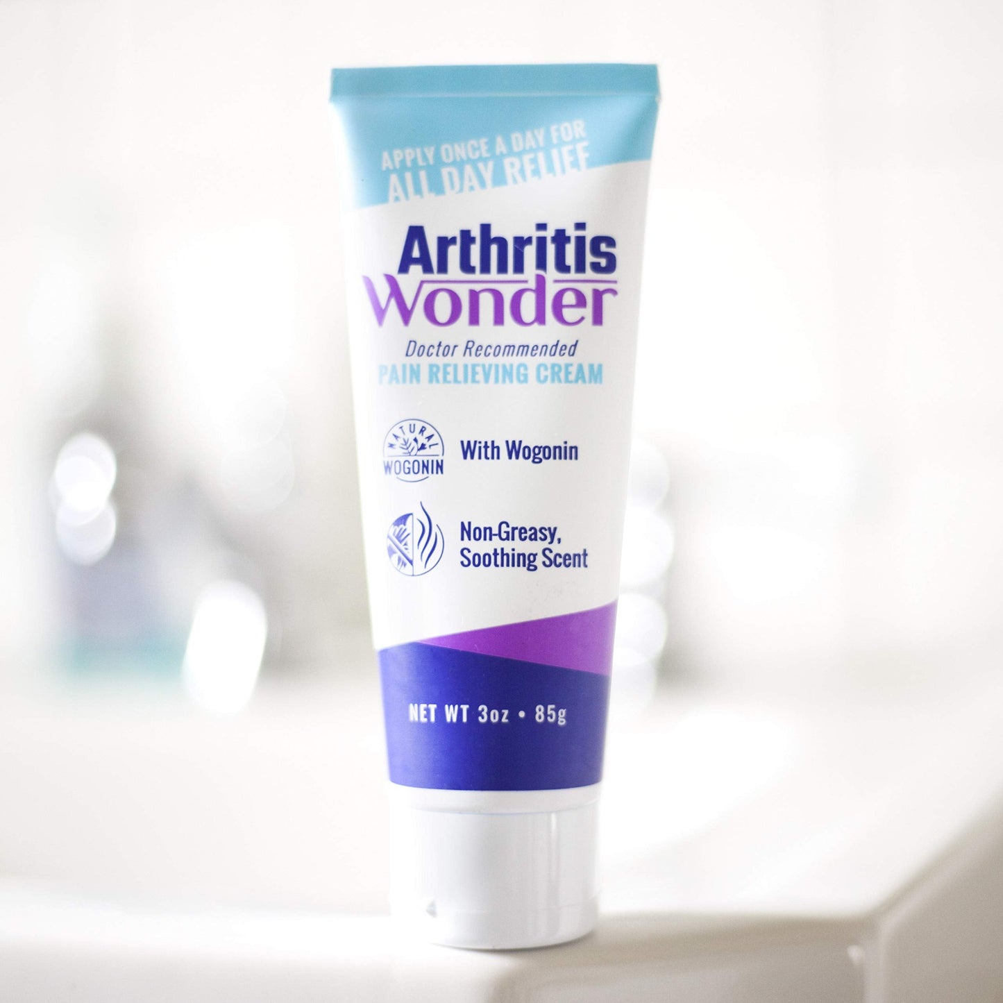 Arthritis Wonder Pain Relief Cream, 4 oz – Arthritis Pain Relief Cream for Hand, Knee, Foot and Wrist Joints – Fast-Acting, Deep Penetrating, Non-Greasy Formula with Natural Wogonin - 2 Pack Arthritis WonderBuy Supplements Australia