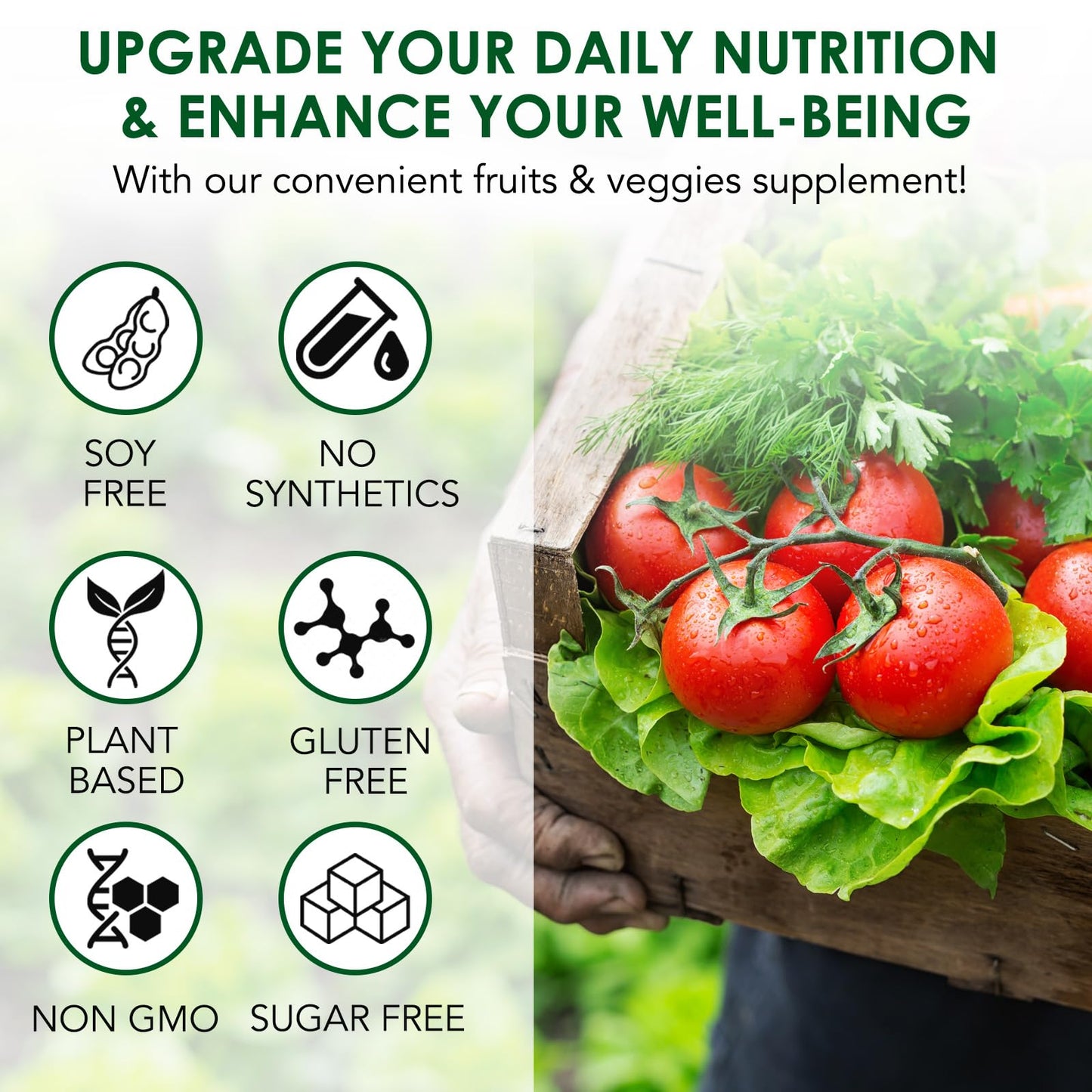 Fruits & Veggies Supplements - 2 Bottles 180 Total Vegetarian Capsules | BalanceNatural Vitamins Supplement Dietary Nutritional Balance,Lngredients Blended Vitamin & Mineral Whole Food Supplement RuduwuBuy Supplements Australia