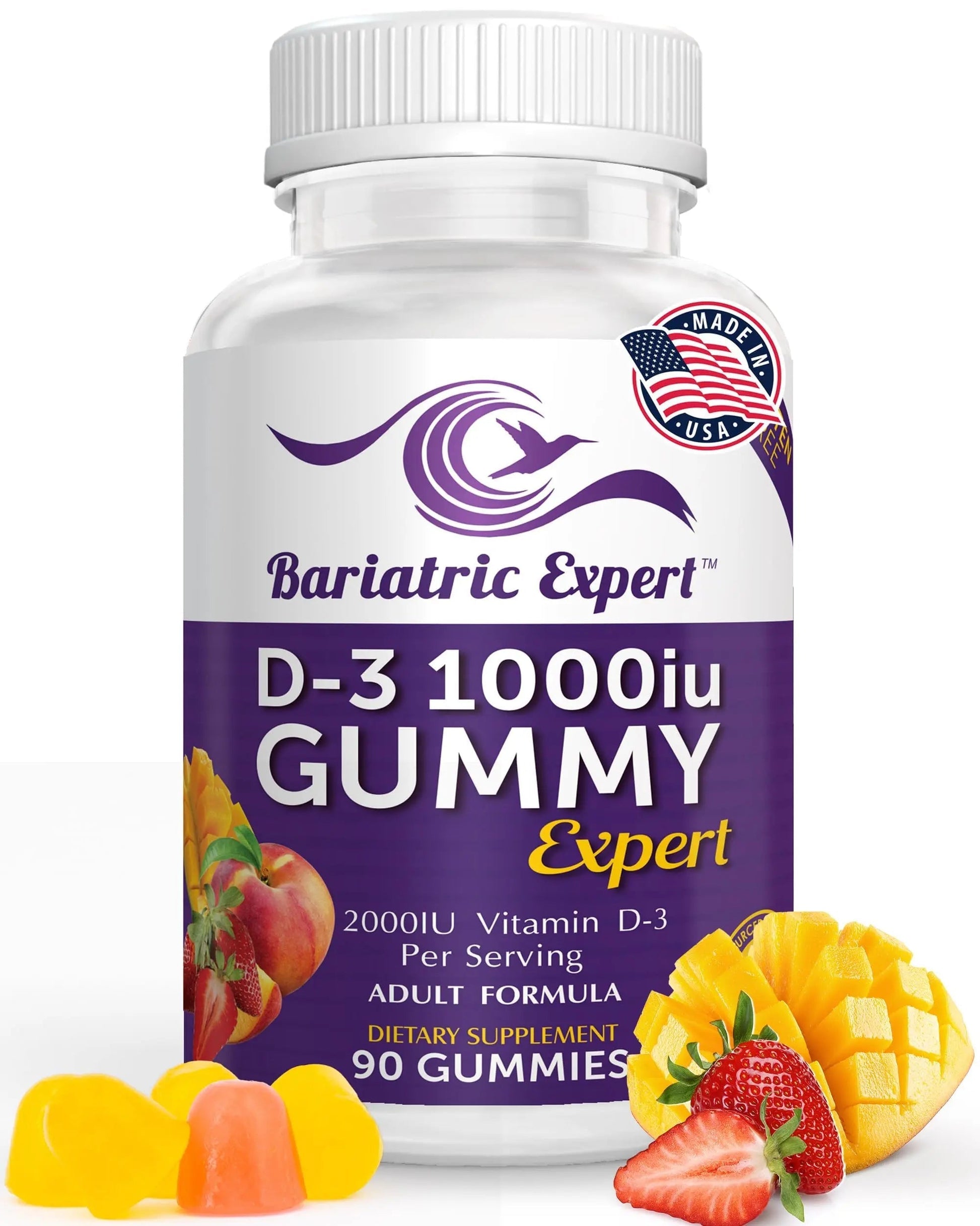 Bariatric Expert D3 Vitamin – Fast-Melting Dietary Supplement for Adults Post Bariatric Surgery, 90 Count Bariatric Food ExpertBuy Supplements Australia