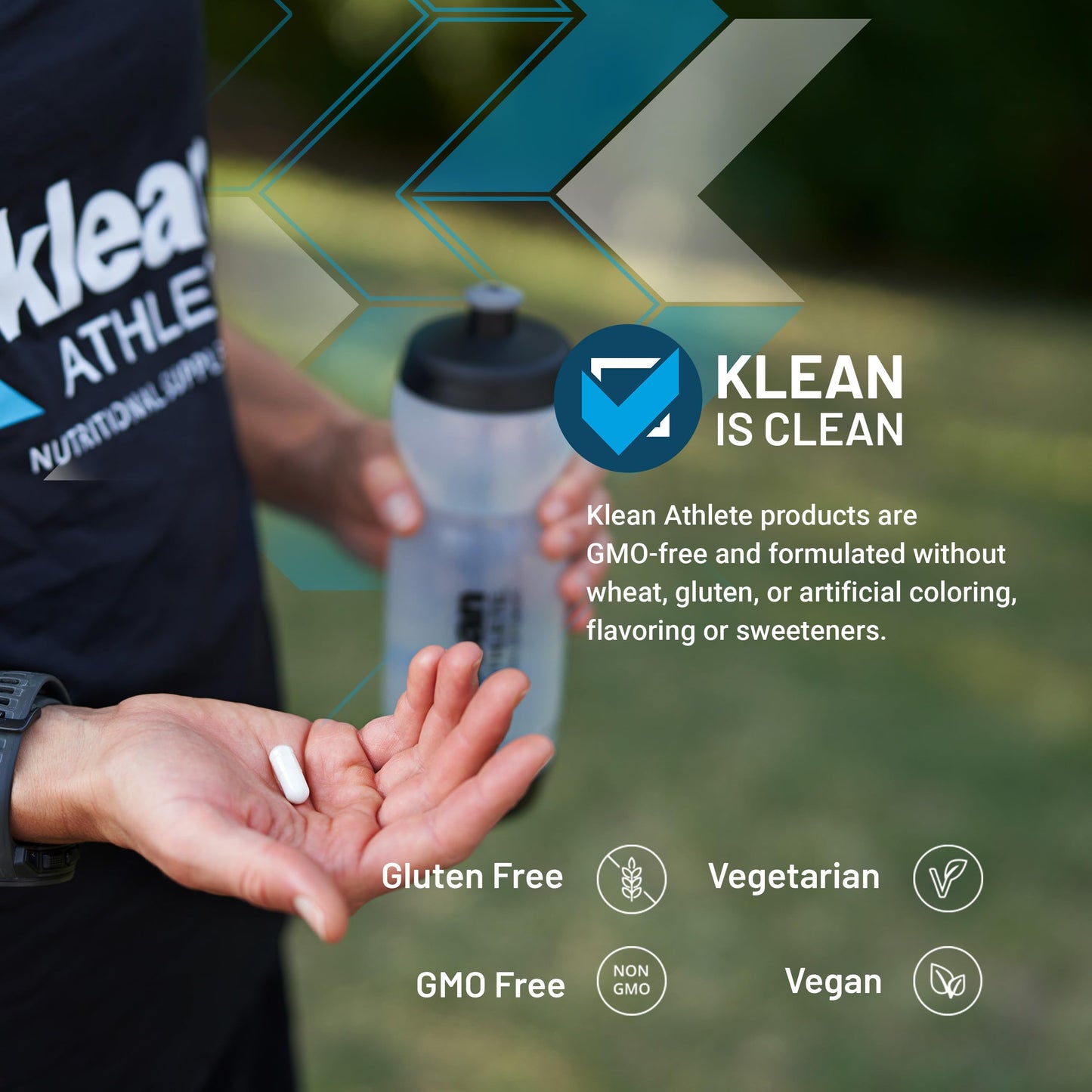 Klean Athlete Klean Ashwagandha - for Occasional Stress - Supports Adaptations to Training* - Adaptogen Blend - Vegan & Non GMO - 60 Capsules Klean AthleteBuy Supplements Australia