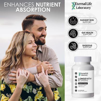 Probiotics for Women and Men, Daily Probiotic Supplement Probiotics and Triphala, Green Tea Extract - Anti-Aging Gut Health Optimizer - Intestinal, Colon & Digestive Health - 90 Capsules Eternal Life LaboratoryBuy Supplements Australia