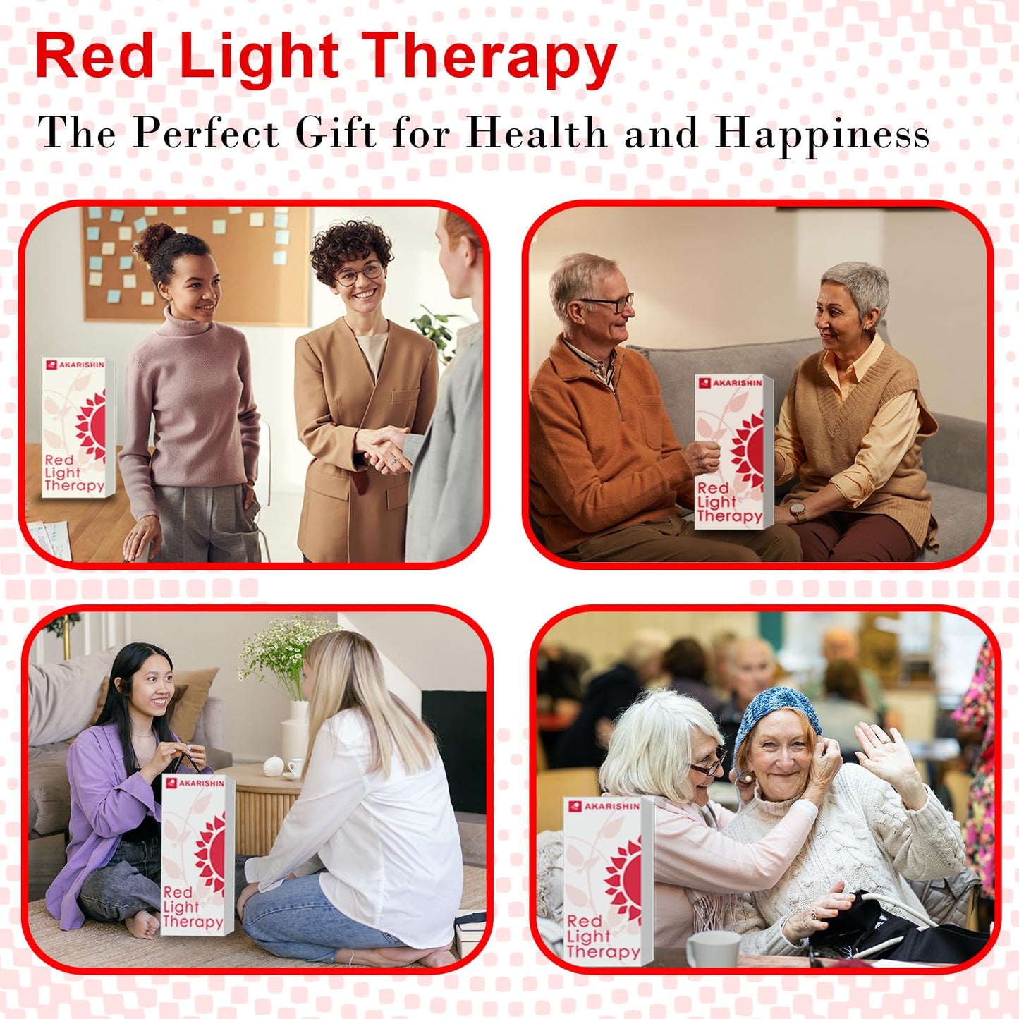 Akarishin Red Light Therapy Lamp-660nm Red Light,850nm & 940nm Infrared Light Therapy AkarishinBuy Supplements Australia