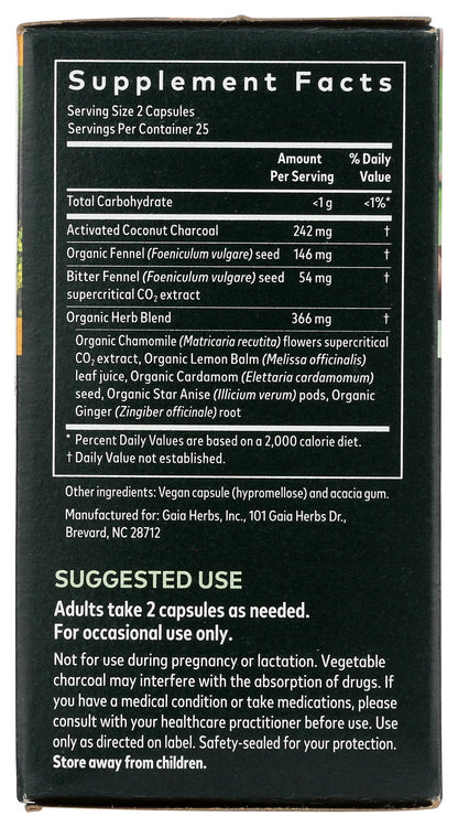 Gaia Herbs Gas & Bloating - Provides Relief from Occasional Gas and Bloating Gaia HerbsBuy Supplements Australia
