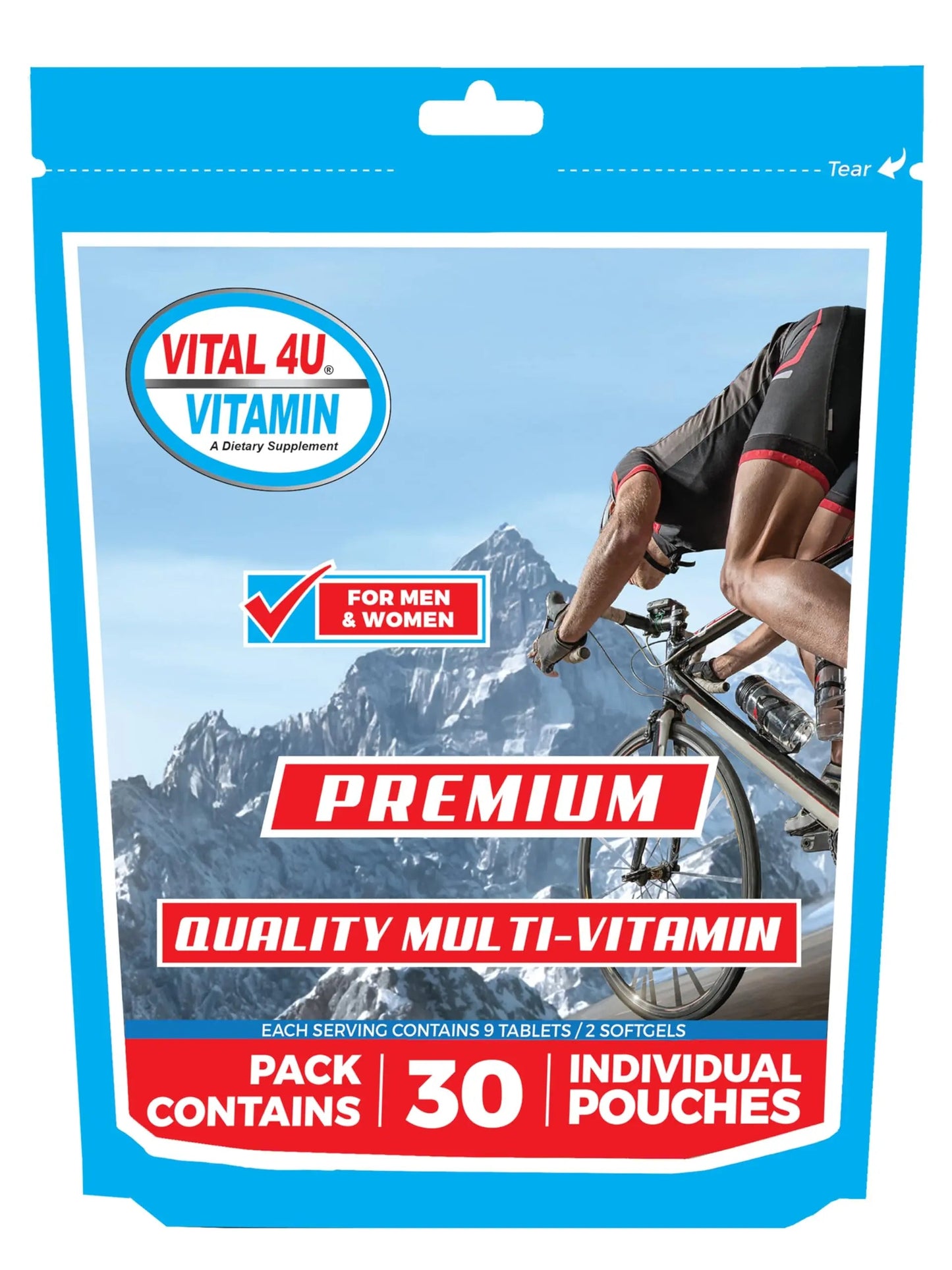 VITAL 4U® Vitamin - Premium Multivitamin for Men and Women | Supports Immune System, Energy, Heart Health VITAL 4U