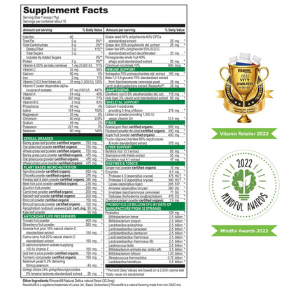Vibrant Health, Green Vibrance, Vegan Superfood Powder, 15 Servings Vibrant HealthBuy Supplements Australia