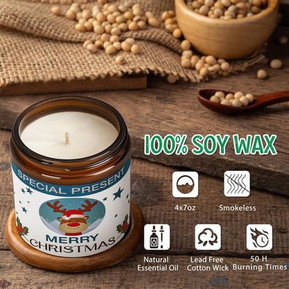 Christmas Candle Set Scented Candle Gift Set, 4 Pack 28 oz Christmas Scented Candles Over 180 Hours YINUO LIGHTBuy Supplements Australia