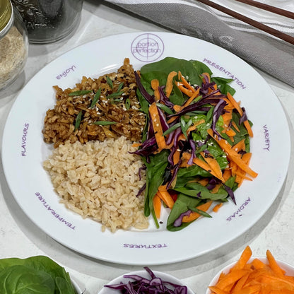 Portion Perfection Melamine 2 Pack 10” Portion Plates for Adults with Low Calorie Meal Plan Portion PerfectionBuy Supplements Australia