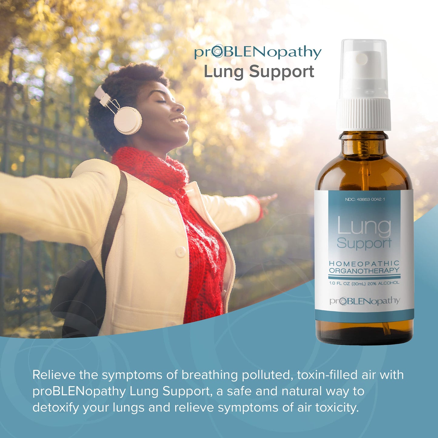 proBLENopathy Lung Support Oral Spray 30-Day Supply - Respiratory Protection & Toxin Removal proBLENopathyBuy Supplements Australia