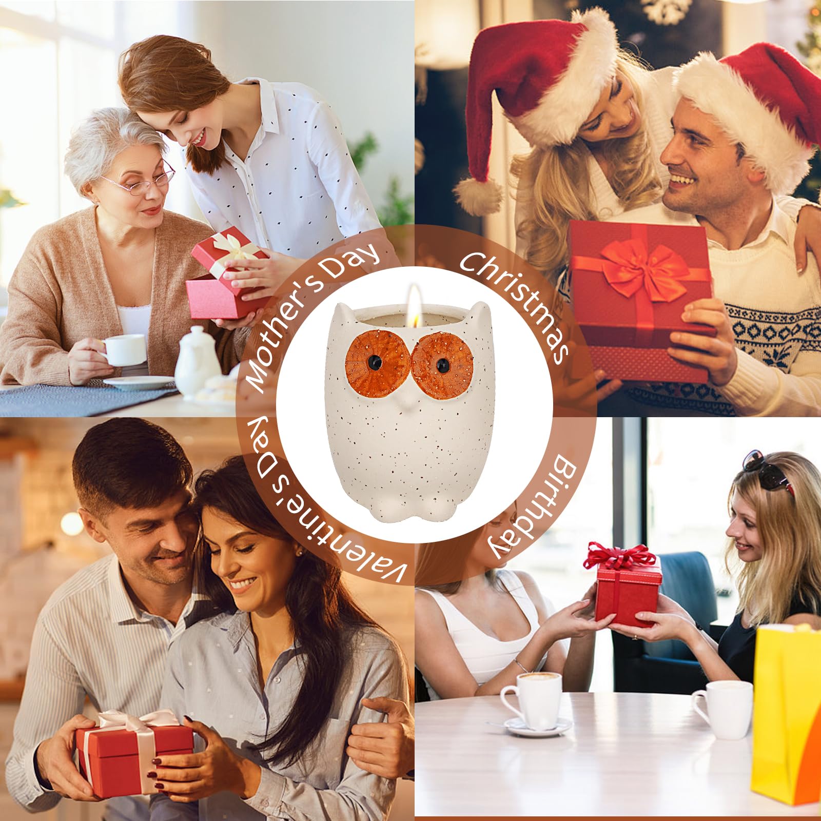 ETAKISH Lavender Scented Candle Gifts for Women, Cute Owl Highly Scented Aromatherapy Candle ETAKISHBuy Supplements Australia