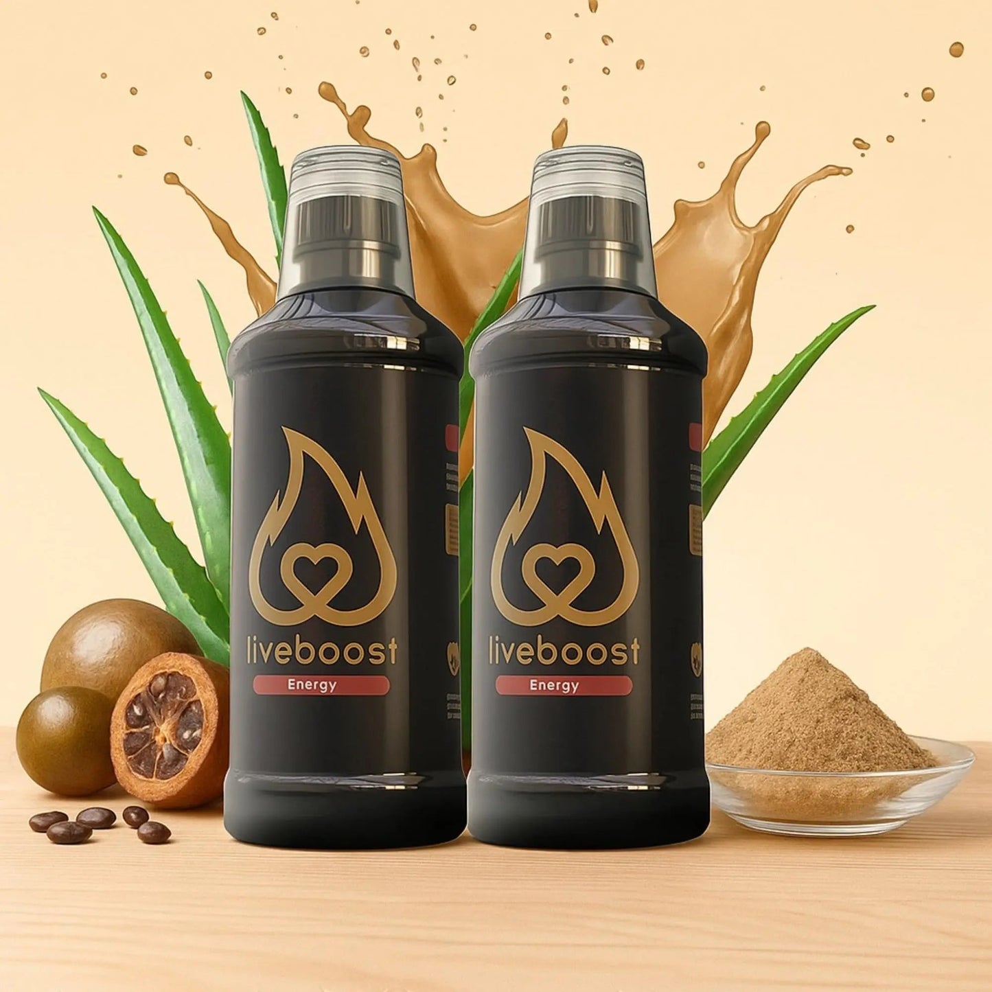 LIVEBOOST Liquid Supplement 2-Pack – Daily Energy Suppor & Wellness Formula for Men and Women – Natural Ingredients – 480ml Each LIVEBOOSTBuy Supplements Australia