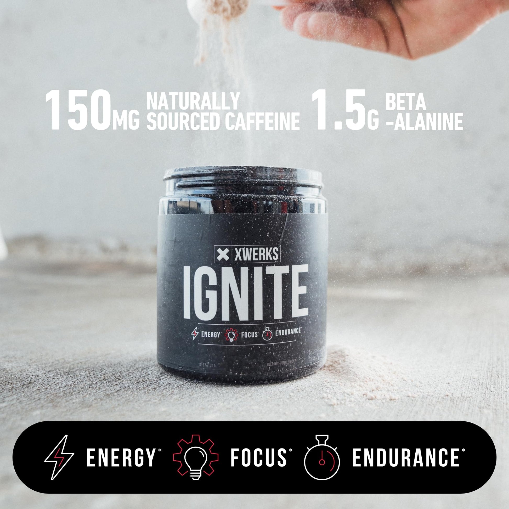 Xwerks Ignite Blue Razz Pre Workout Powder - Best Natural Keto Pre-Workout for Women XwerksBuy Supplements Australia