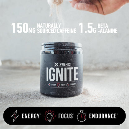 Xwerks Ignite Blue Razz Pre Workout Powder - Best Natural Keto Pre-Workout for Women XwerksBuy Supplements Australia