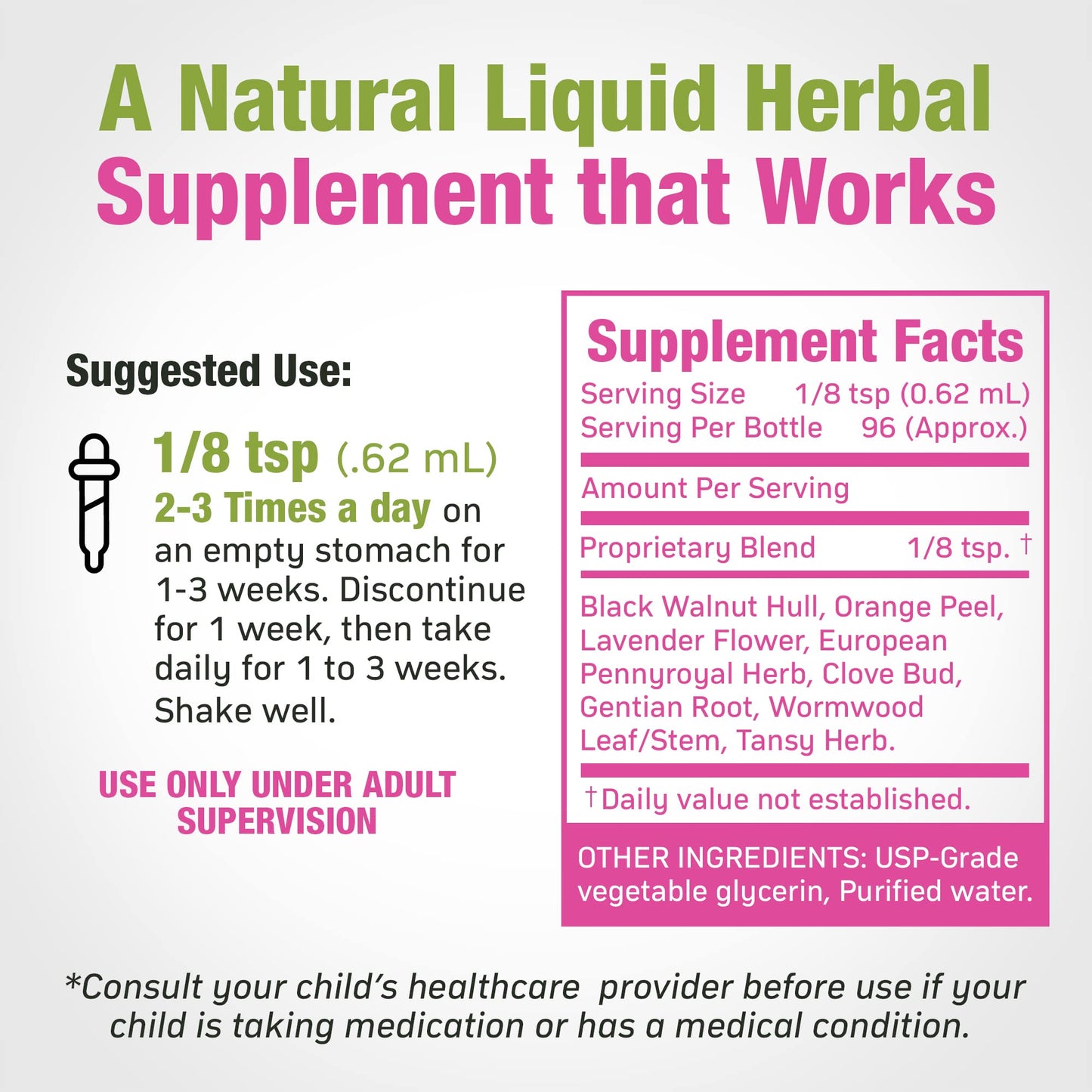 Cedar Bear - Intestinal Cleanse for Kids, Liquid Herbal Supplement for Detox Cleanse Cedar Bear NaturalesBuy Supplements Australia