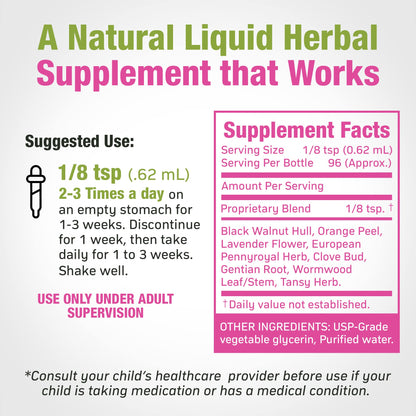 Cedar Bear - Intestinal Cleanse for Kids, Liquid Herbal Supplement for Detox Cleanse Cedar Bear NaturalesBuy Supplements Australia