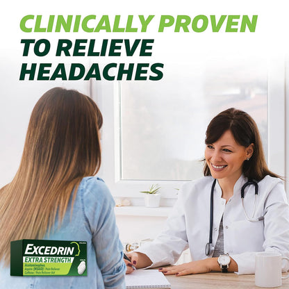 Excedrin Extra Strength Pain Relief Caplets for Headache Relief, Acetaminophen 250mg, Aspirin 250mg, Caffeine 65mg, Pain Reliever, 200 Count ExcedrinBuy Supplements Australia