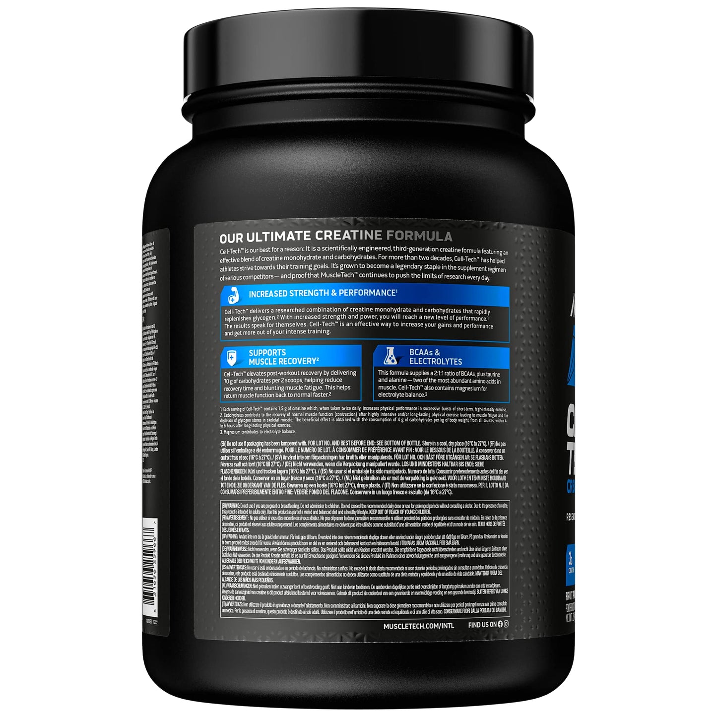 MuscleTech CellTech Creatine Monohydrate Powder, Post Workout Recovery Drink MuscletechBuy Supplements Australia