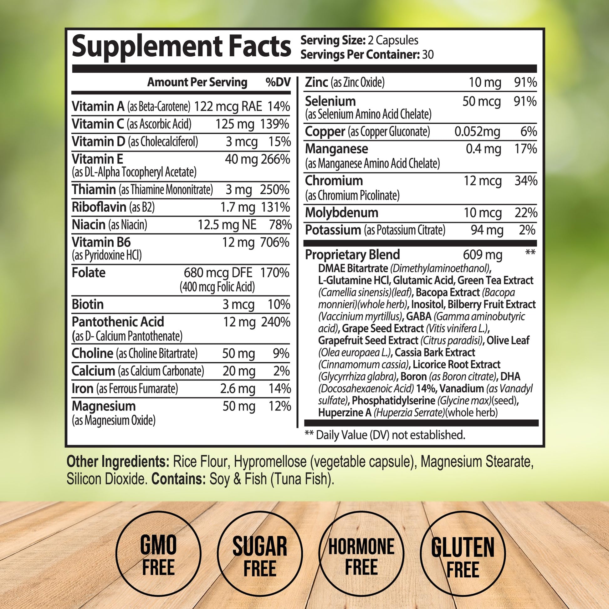 Neuro Plus Brain Supplement - Nootropic for Memory, Focus & Clarity - Neuro Brain and Focus Supplement with Bacopa Monnieri & DHA - Cognitive Support Formula - 60 Capsules Vitalize LifeBuy Supplements Australia