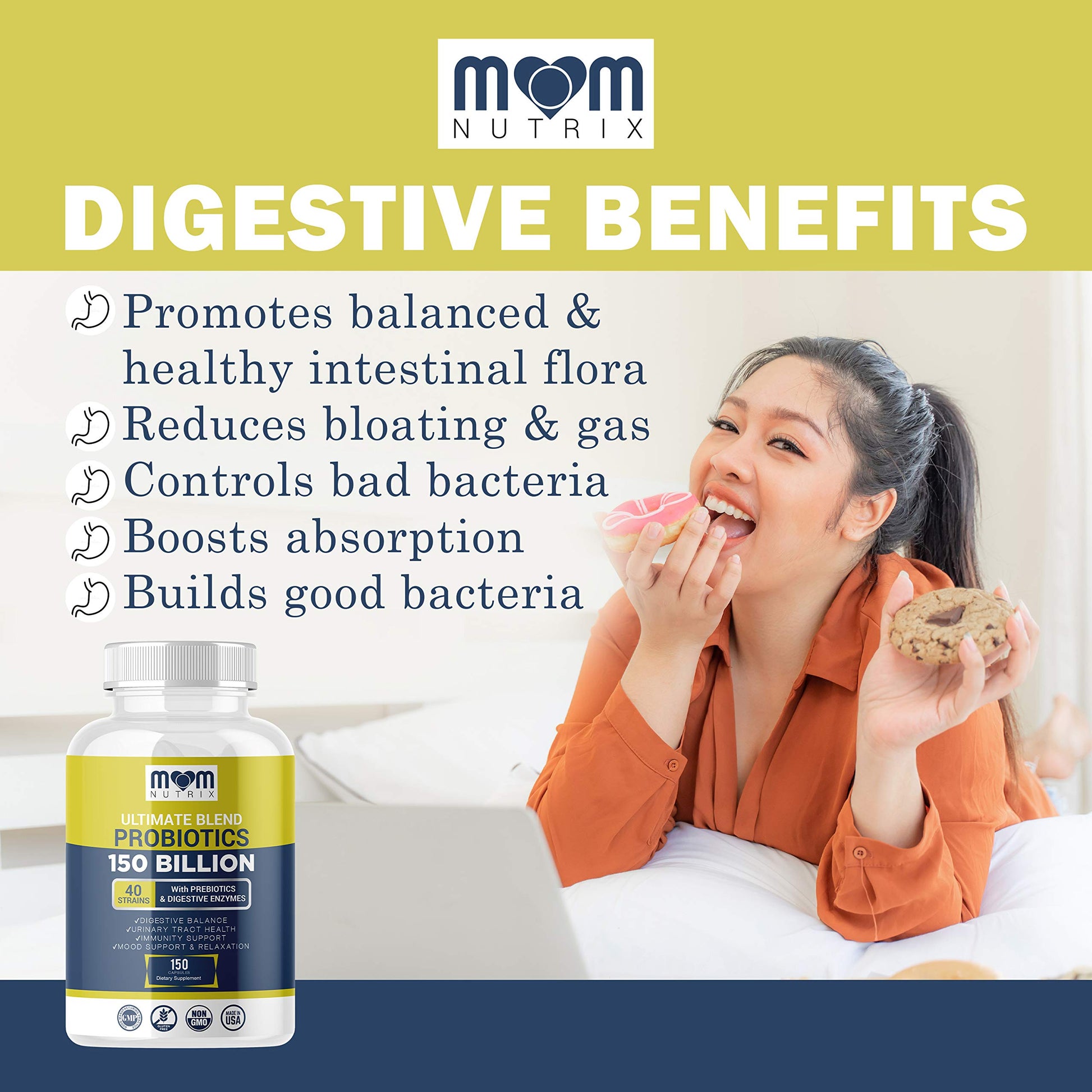 Probiotics 150 Billion CFU - 40 Strain Probiotics for Women, Probiotics for Men and Adults Dr. JOEL'SBuy Supplements Australia