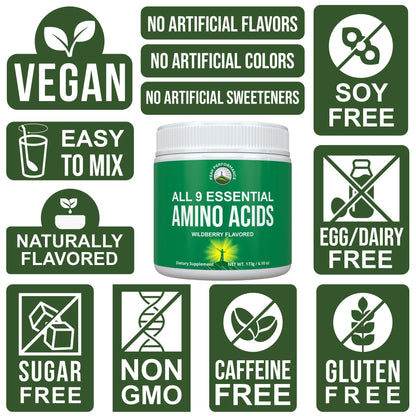 All 9 Essential Amino Acids Powder. Pre + During + Post Workout with EAAs + BCAAs for Energy, Muscle Growth, and Recovery. Non-GMO BCAA and EAA Powders for Men + Women. 3rd Party Tested. Wildberry Peak PerformanceBuy Supplements Australia